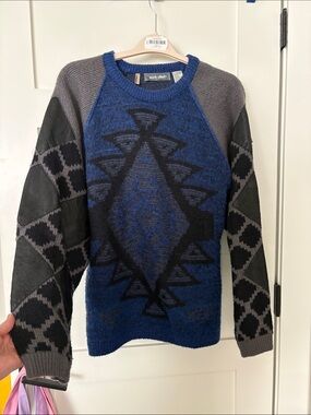 Vintage Oversized Knit Men's Sweater